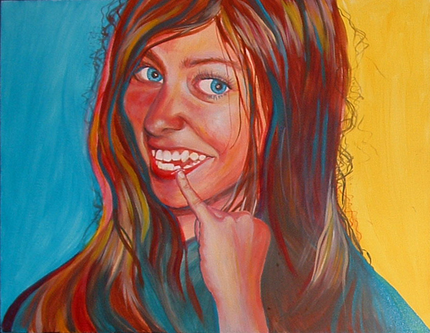 erin portrait paint
